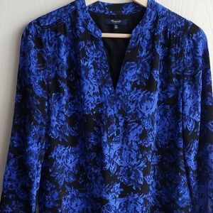 Madewell Dresses - Madewell Blue Silk Director Shift Dress Size XS Madewell Dresses - Madewell Blue Silk Director Shift Dress Size XS